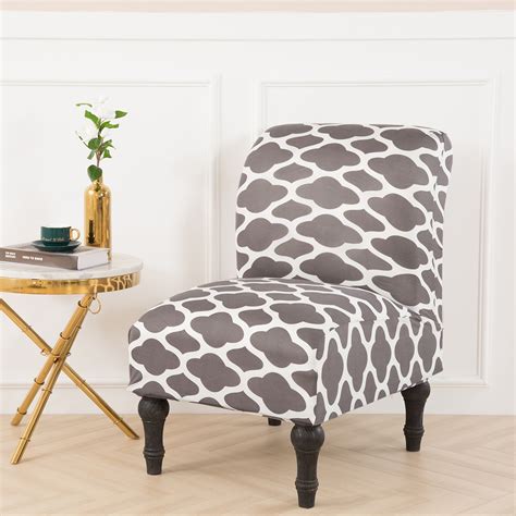 armchair slipcovers target|high back armless chair covers.